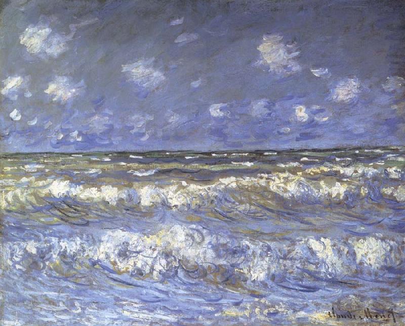 Claude Monet A Stormy Sea